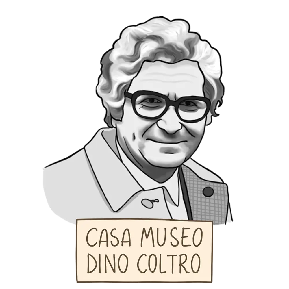 Casa museo Dino Coltro mappa